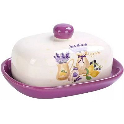 Масленка с крышкой 17,2х12,3х8,7см, керамика BACKMAN