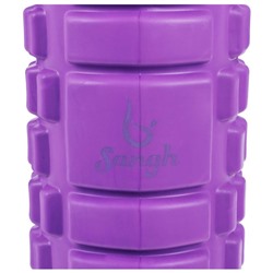 Ролик массажный Sangh, 45×14 см, цвет фиолетовый