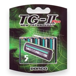 Кассеты DORCO TGP-50 для бритвы типа Dʤɪˈlett СЛАЛОМ (5 шт.), TGP-50