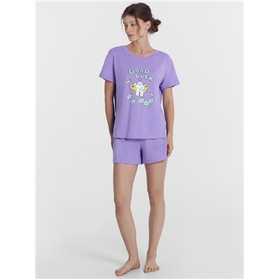 КОМПЛЕКТ ЖЕНСКИЙ (ДЖЕМПЕР, ШОРТЫ) 592325