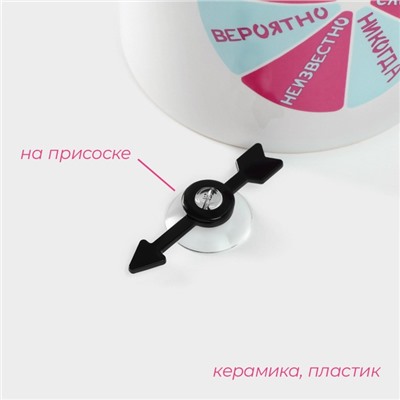 Кружка Доляна Twist, 350 мл, 12×8×9.5 см, керамика, белая