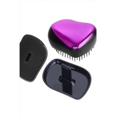 Nail Art Расчёска компактная металлик, розовый KRISTALLER, 1107320