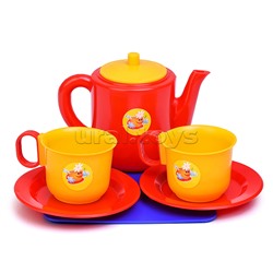Посуда для кукол "Набор чашек с чайником"