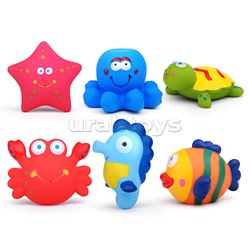 Набор игрушек для ванной "Морские обитатели"