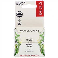 RADIUS, Organic Floss, Vanilla Mint, 55 yds (50 m)