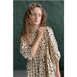 Платье  SEPTEMBER104/01/Бежевый, коричневый