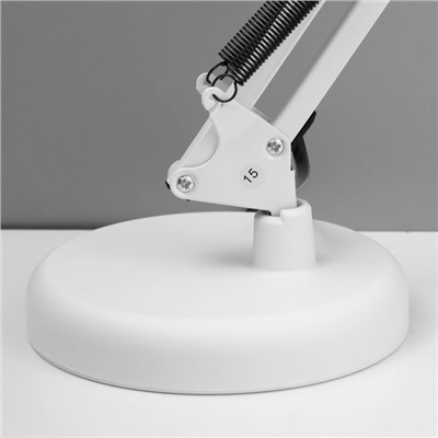 Настольная лампа RISALUX «Юнец», Е27, 40 Вт, белая, 14.5×14.5×62 см