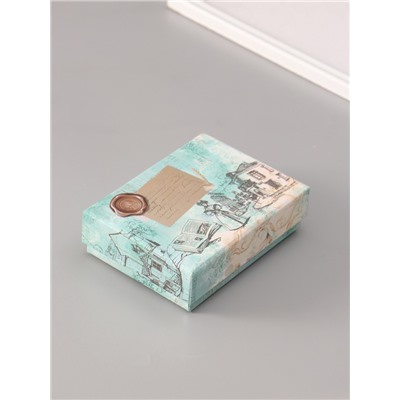 Подарочный набор для сургучной печати «Солнце и луна», печать, ручка, сургуч, 12.5×10×3.6 см