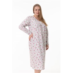 Сорочка с начесом длинный рукав М30061бр