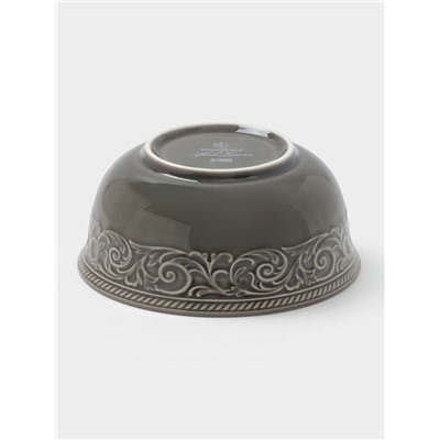 Салатник WY Floral Laceware, 700 мл, d=15 см, фарфор, серая