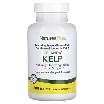 Nature's Plus, Icelandic Kelp, 300 таблеток