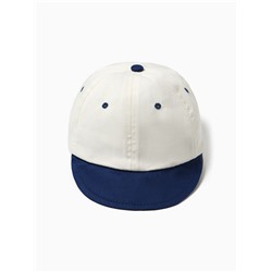 Кепка «Крошка Я», размер 46-48, бежевая, синяя