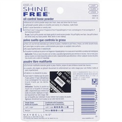 Maybelline, Shine Free, Oil-Control Loose Powder, Light, 0.7 oz (19.8 g)
