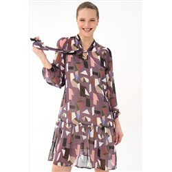 Платье Нежный акцент  – 2 (лиловый)