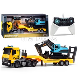 Машина "Спецтехника" р/у, MHz (цвет жёлтый) в коробке