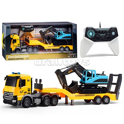 Машина "Спецтехника" р/у, MHz (цвет жёлтый) в коробке