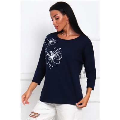 Футболка "Дженни" (Чернильно-синий)