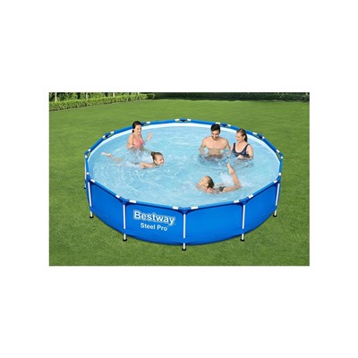 Бассейн каркасный Bestway Steel Pro 56681, 366×76 см, фильтр-насос, круглый
