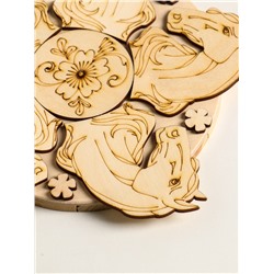 Подставка под горячее «Лошадь Красотка», 20 см, можжевельник