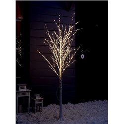 Светодиодное дерево «Яркие светлячки» 1.5 м, 300 LED, постоянное свечение, 220 В, свечение тёплое белое