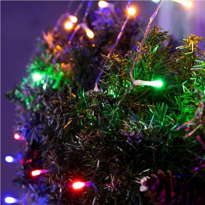 Светодиодная фигура «Ёлка» 3.5 м, пластик, 9 нитей, 31 В, свечение мульти