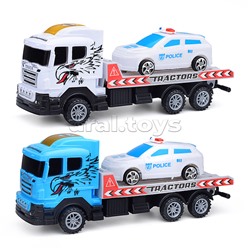 Автовоз "Автомагистраль" с полицейским авто, в пакете