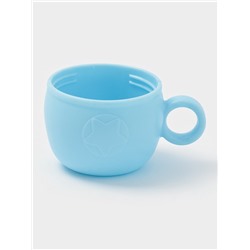 Термос детский «Мишка», 500 мл, с кружкой, два вида крышек, сохраняет тепло до 6 ч, нержавеющая сталь, синий