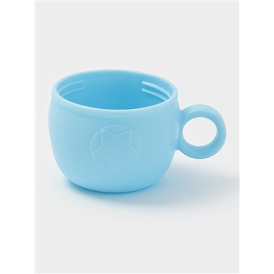 Термос детский «Мишка», 500 мл, с кружкой, два вида крышек, сохраняет тепло до 6 ч, нержавеющая сталь, синий