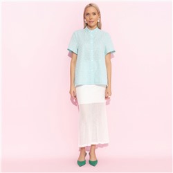 Рубашка из хлопка, Позитивный посыл (мятный)