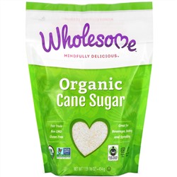 Wholesome, Organic Cane Sugar, 1 lb (454 g)