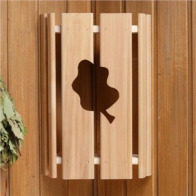 Абажур для бани и сауны «Дубок», деревянный, настенный, «Добропаровъ»