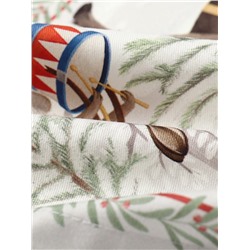 Набор салфеток сервировочных «Этель. Новогоднее чудо», 4 шт., серые, 40×40 см