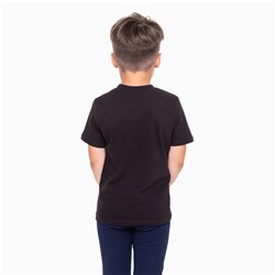 Футболка детская, чёрная, рост 140 см