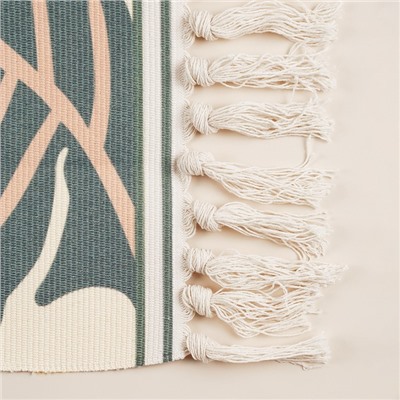 Коврик для дома SL Home Cotton, 60×90 см, молочный