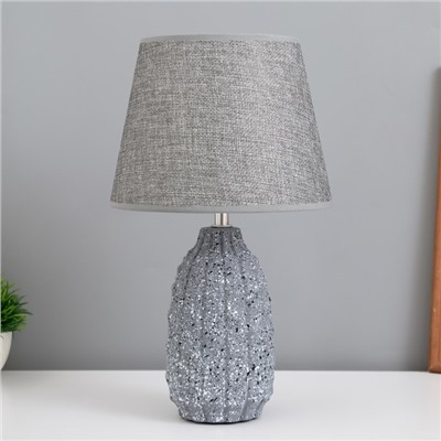 Лампа настольная «Баожэй» 1×40 Вт Е14 серый 20×20×34 см