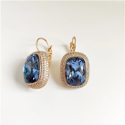 Серьги с кристаллами Swarovski