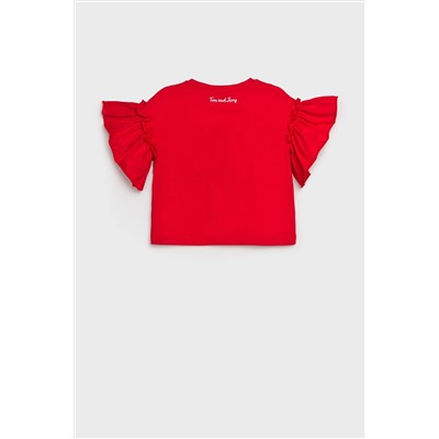 Фуфайка трикотажная для девочек (футболка) PLAYTODAY, 1122501