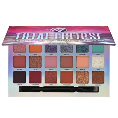 W7, Total Eclipse, Cosmic Multi-Textured Pressed Pigment Palette, 0.63 oz (18 g)