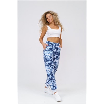 Брюки 36684 (Голубой)