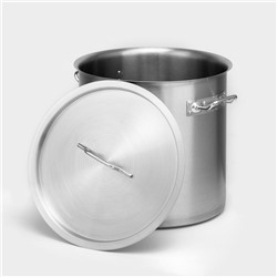 Котёл LUXSTANL, 25 л, d=32 см, h=32 см, капсульное дно, индукция, нержавеющая сталь