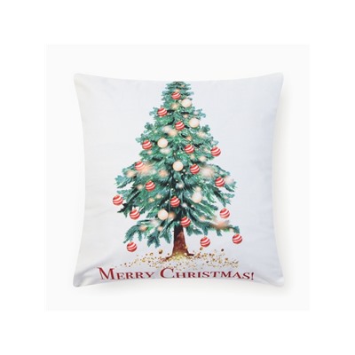 Наволочка декоративная новогодняя «Этель. Елочка» 40×40 см