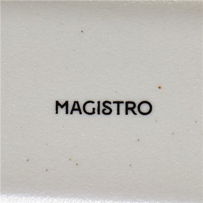 Блюдо для подачи Magistro Slate, 26,5×15 см, фарфор, белое