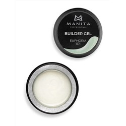 MANITA Гель моделирующий для ногтей с хлопьями юки / Builder Gel Euphoria №07, 15 мл 28106