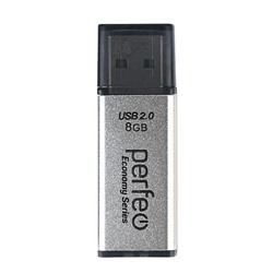 USB-флеш-накопитель PERFEO  8GB E03 Silver economy series PF-E03S008ES Perfeo