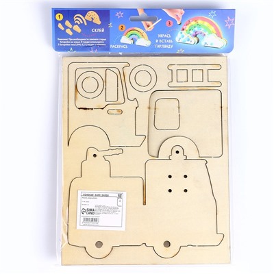 Ночник своими руками деревянный «Пожарная машина», набор для творчества