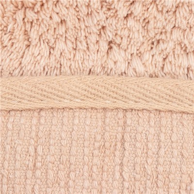 Ковер «Этель», Estetic, d=100 см, 70% хлопок, 30% п/э, 1500 г/м², бежевый