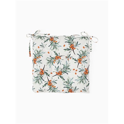 Подушка на стул «Этель» Berry garden, 42×42 см, белая