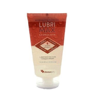 Возбуждающий интимный гель-смазка на водной основе Lubrimax Stimulate - 150 мл.