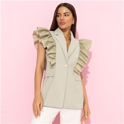 Жилет из вельвета, Это восторг (light green)