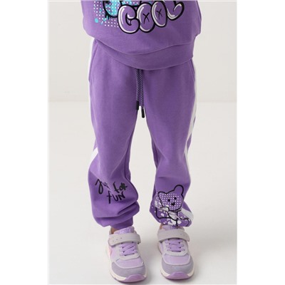 Брюки трикотажные для девочек PLAYTODAY, 1240540